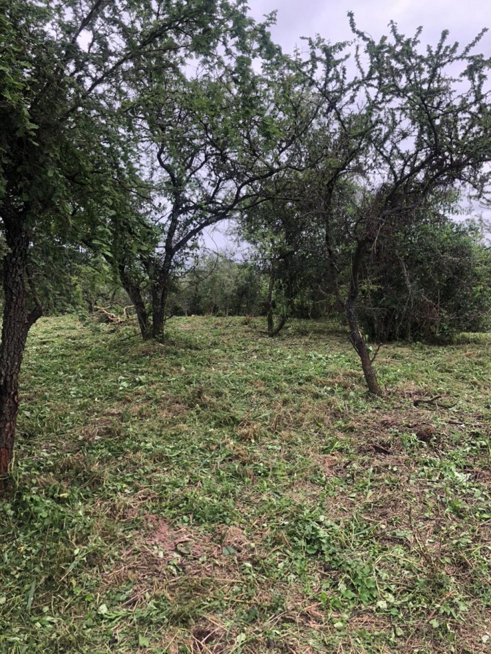 vendo lote de en rio ceballos a una cuadra de la ruta